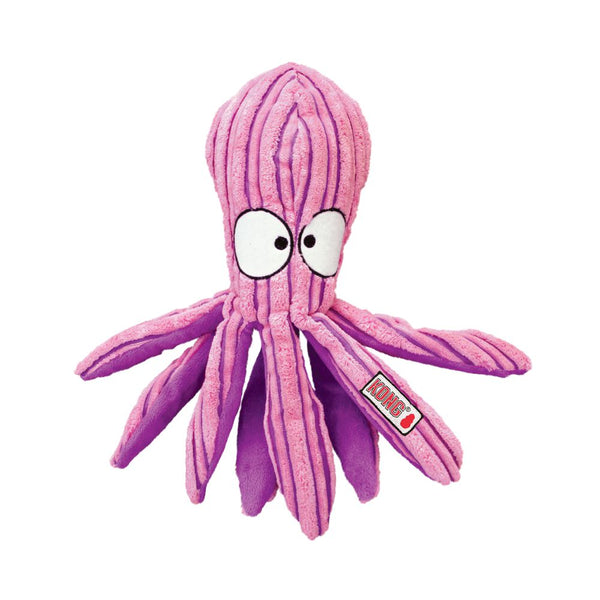 Kong Cuteseas Octopus Crinkle and Squeak Toy